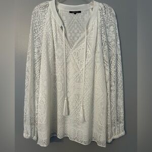 Kobi Halperin white Lace Blouse